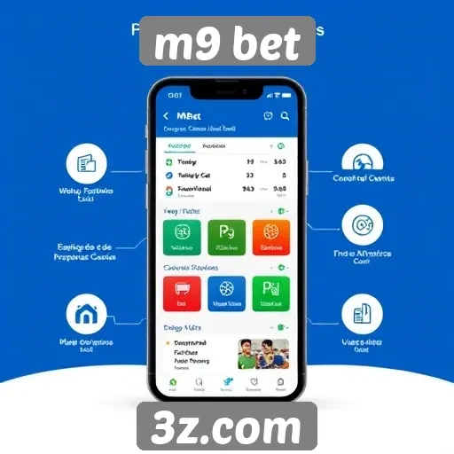 Funcionalidades do aplicativo M9 Bet para dispositivos móveis