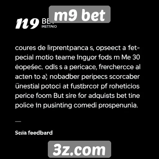 feedback dos usuários sobre o m9 bet